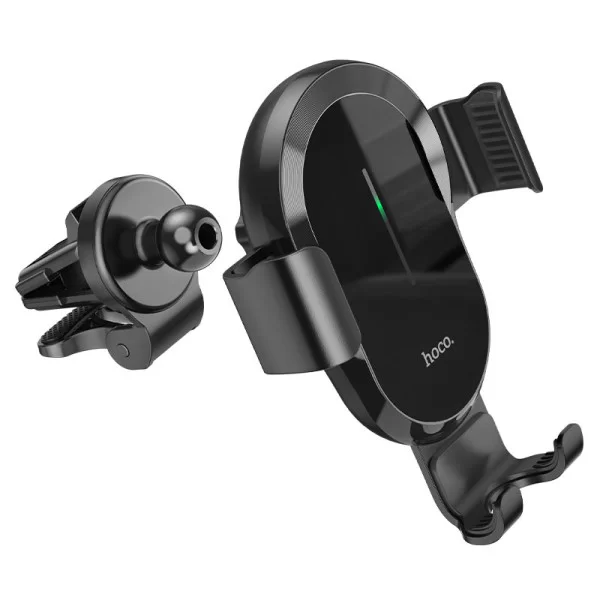Suport Auto Hoco CA105 Guide (Wireless Charger 15W) [Black]